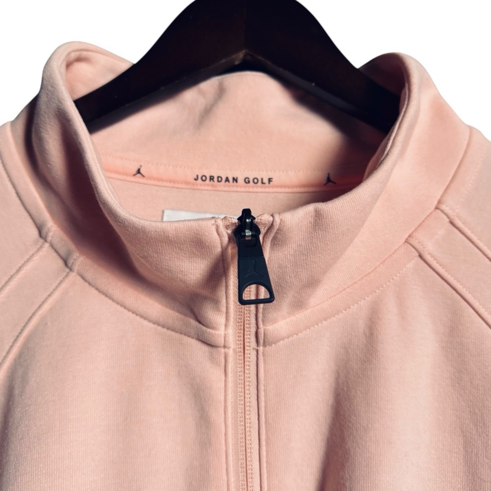 Nike Jordan Golf Dri-FIT Half Zip Pullover 2XL Pink FB7562-622 Jumpman Golfcore - Picture 6 of 14